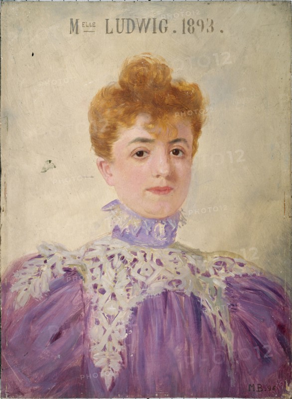 Jeanne Ludwig (1867-1898), member of the Comédie-Française, 1896.