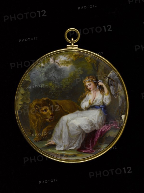 Una and the lion, after Angelica Kauffman, between 1783 and 1800.