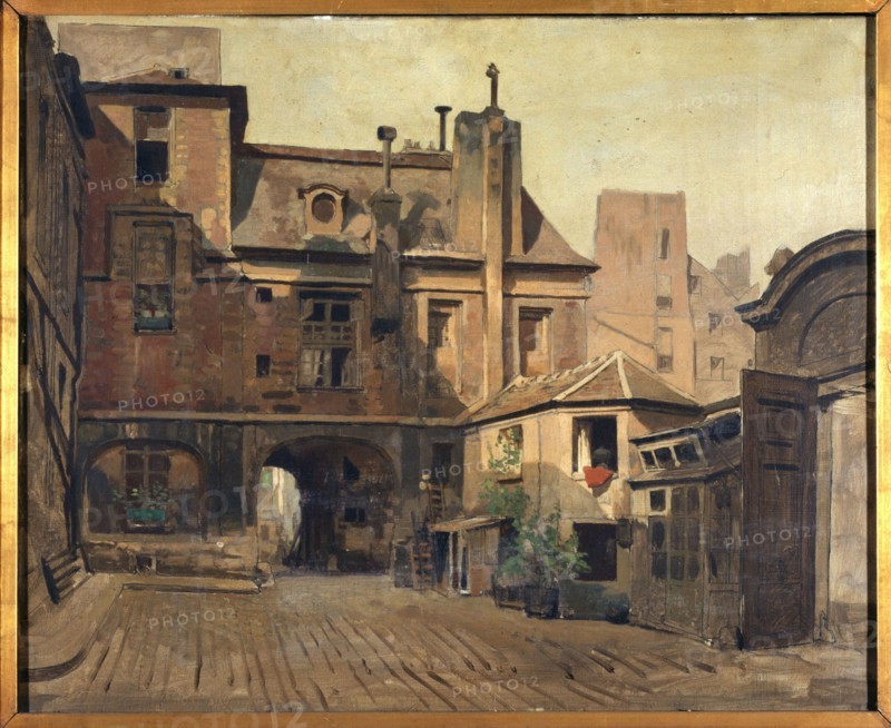 Hotel La Vieuville, quai des Celestins, around 1927, between 1922 and 1932.