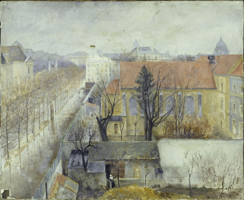 Sanctuary at Bon Pasteur seen from Place Denfert-Rochereau, 1890.