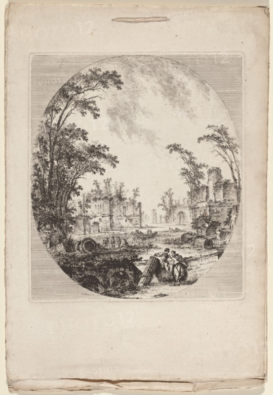 Parte dell'antica via Appia (Section of the Old Appian Way), 1756.