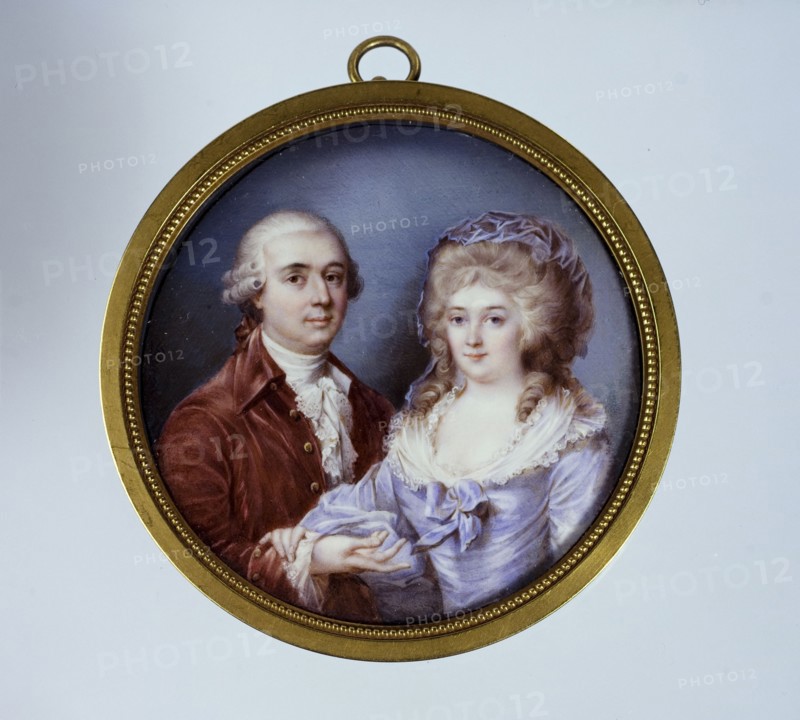 Portrait thought to be of the Marquis and Marquise de Beauharnais.