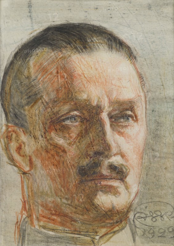 Carl Gustaf Emil Mannerheim (1867-1951), 1929. Creator: Gallen-Kallela, Akseli (1865-1931).