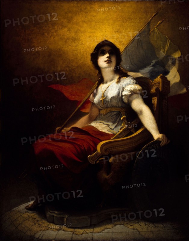 Allegory of the annexation of Savoy by France (1860), c1860.