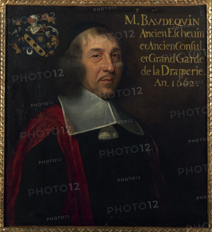 Portrait de Nicolas Baudequin, échevin de la Ville de Paris, 1662.