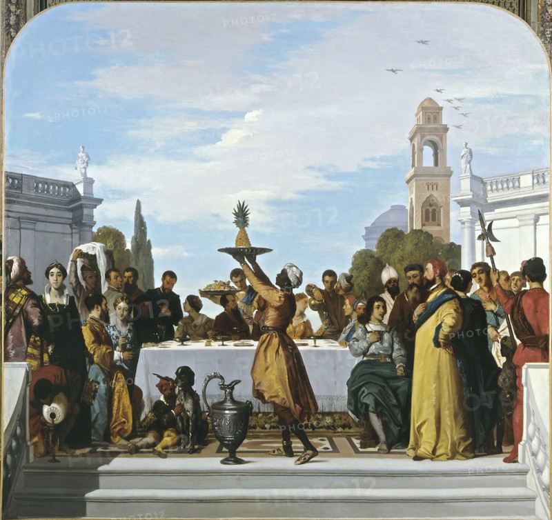 Venetian-style feast (central part), between 1846 and 1851.