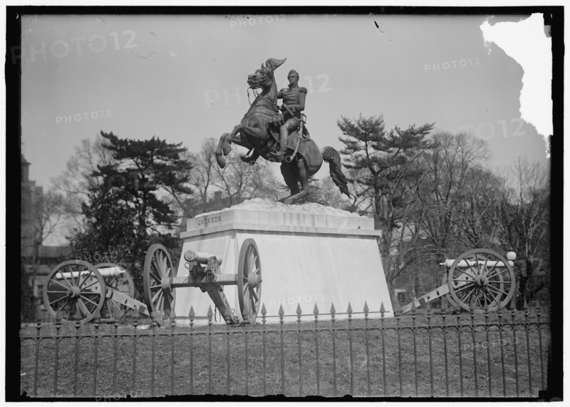 Jackson, Andrew - statue In Lafayette Square, between 1914 and 1918.