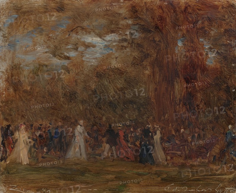 Fête à l'ambassade d'Angleterre à Paris, 1889.