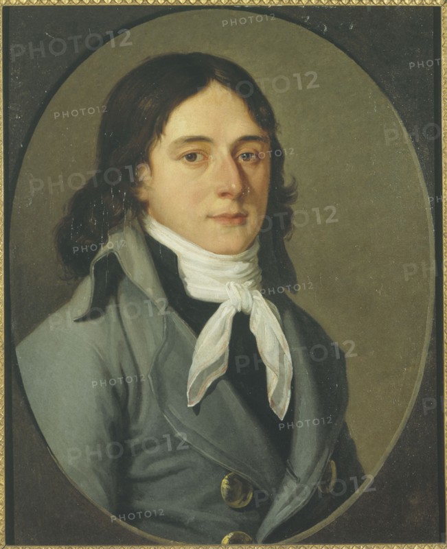 Portrait of Camille Desmoulins (1760-1794), publicist and politician, c1790.