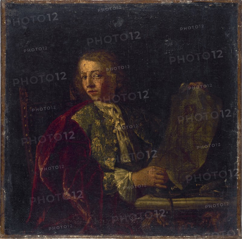Portrait of man, formerly identified as Martin Desjardins (1640-1694), c1700.