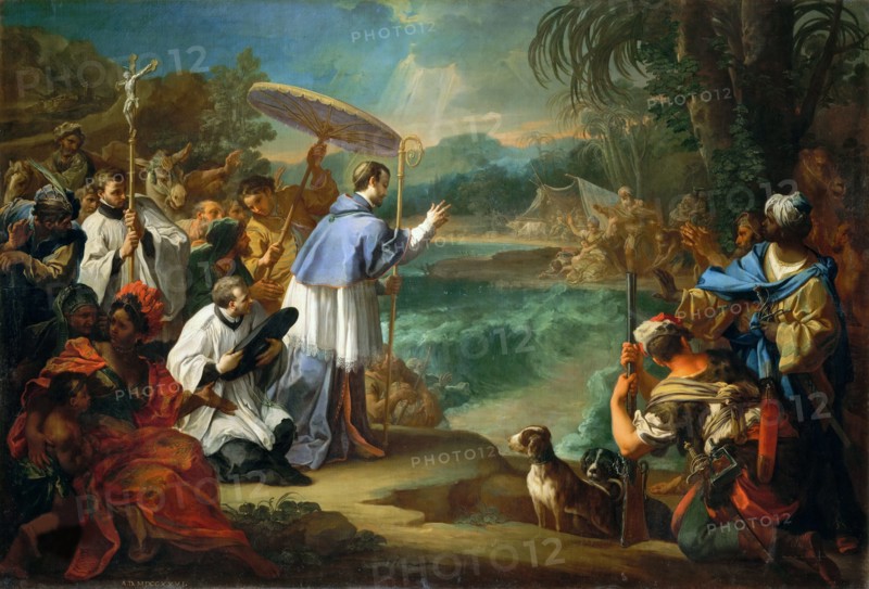 The Miracle of Saint Turibio, Archbishop of Lima, 1726. Creator: Conca, Sebastiano (1680-1764).