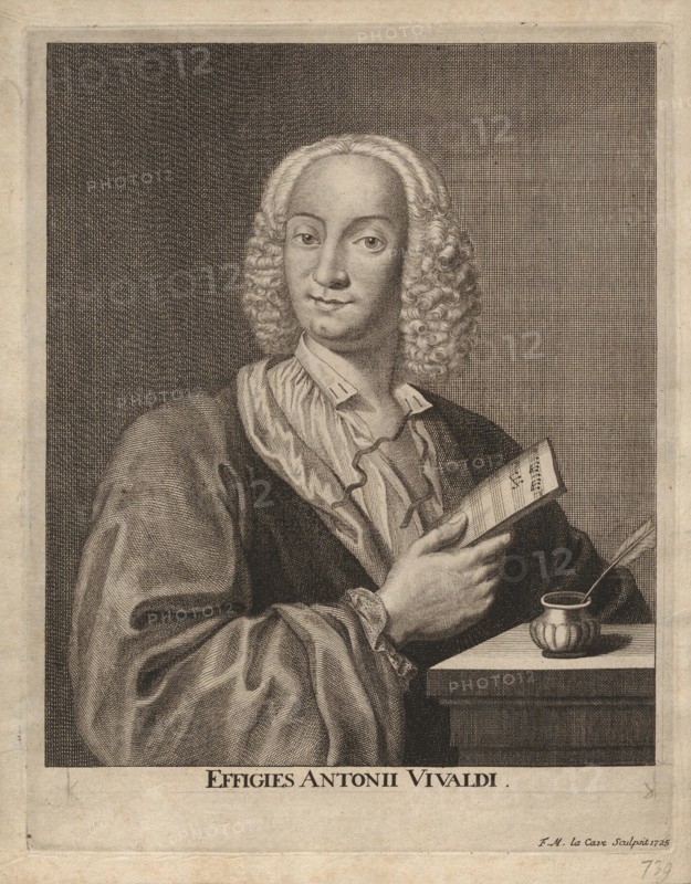 Antonio Vivaldi (1678-1741), 1725. Private Collection.