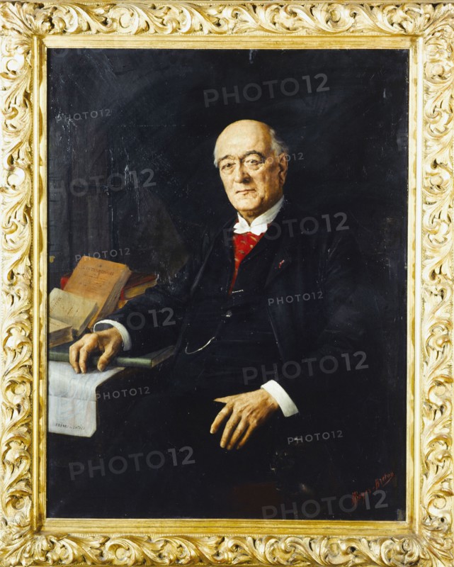 Portrait of Charles Read (1819-1898), writer and historian, c1891.