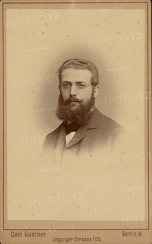 Portrait of Georg Ferdinand Frobenius (1849-1917). Private Collection.
