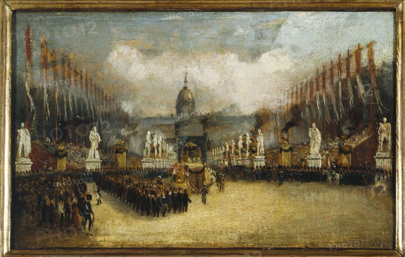 Arrival of Napoleon's ashes on the Esplanade des Invalides, December 15, 1840.