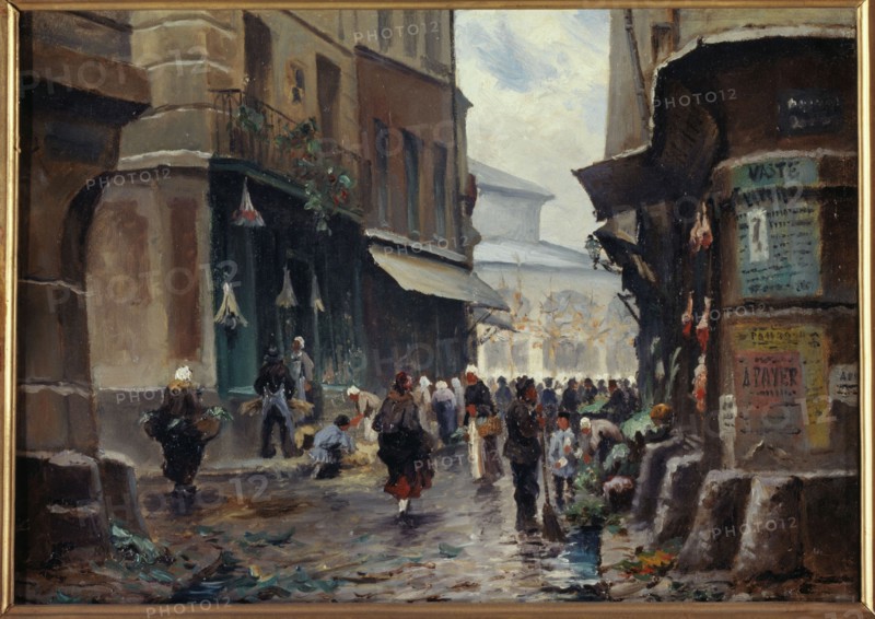 Rue Pirouette, around 1880, current 1st arrondissement, between 1875 and 1885.