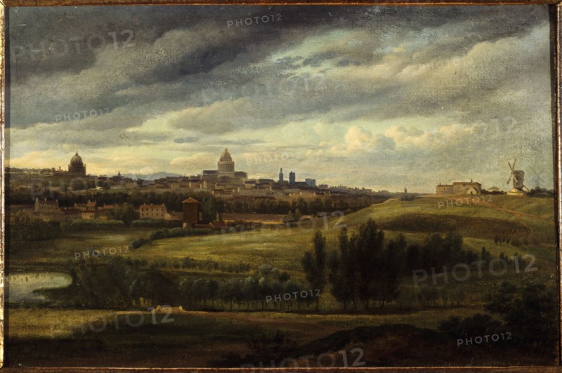 View of Paris, taken from the heights of Gentilly, 1815.