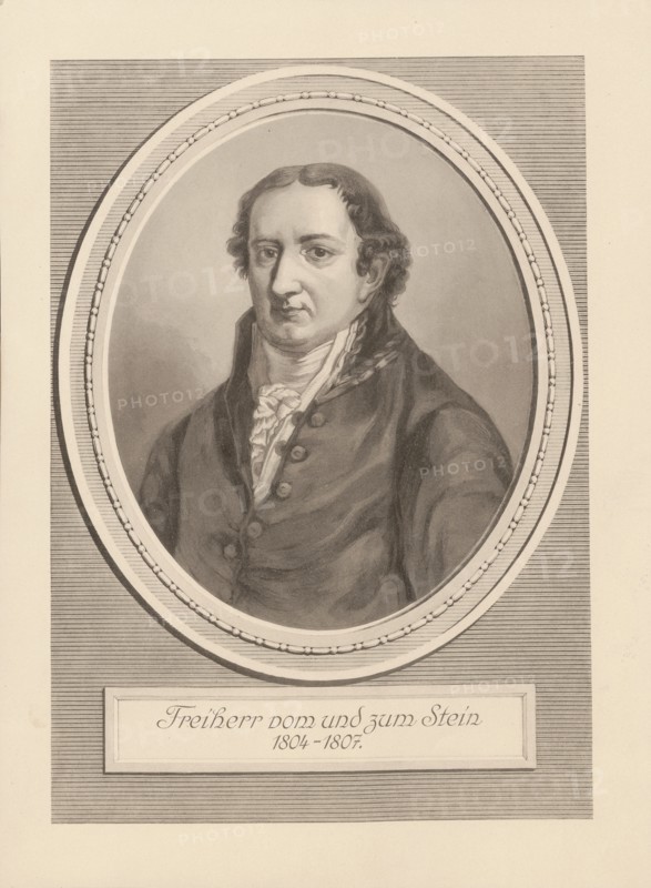 Portrait of Heinrich Friedrich Karl vom und zum Stein (1757-1831), 1804-1807. Private Collection.