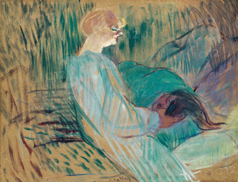 Maison de la rue des Moulins, Rolande, ca 1894. Creator: Toulouse-Lautrec, Henri, de (1864-1901).