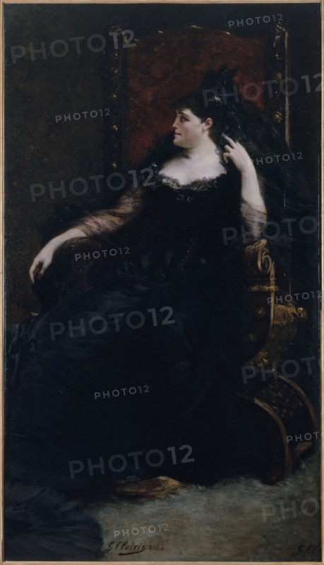Portrait de -Gabrielle Krauss (1842-1906), chanteuse, 1883.