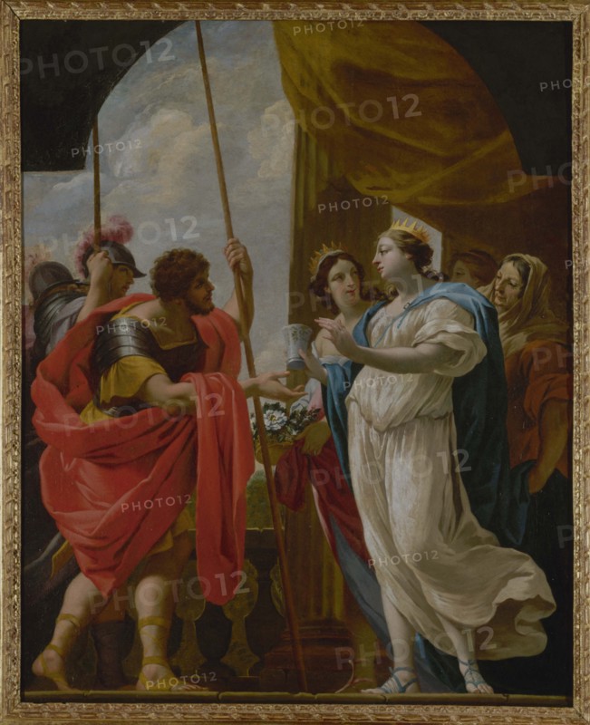 Hélène offrant à Ménélas la potion de la reine Polydamne, c1650.
