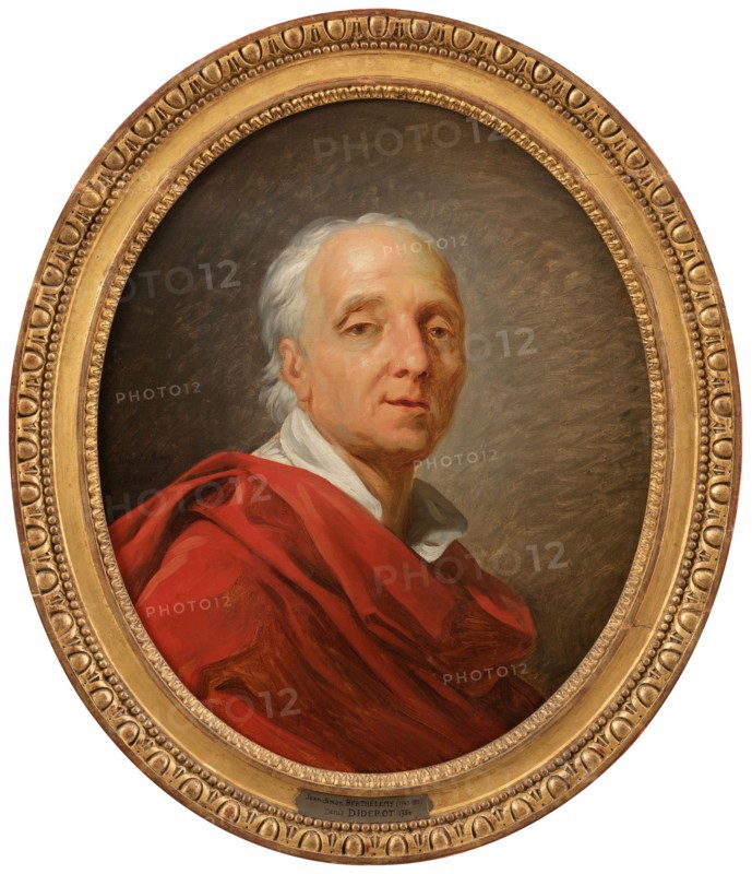 Portrait of Denis Diderot (1713-1784), writer and philosopher, 1784.