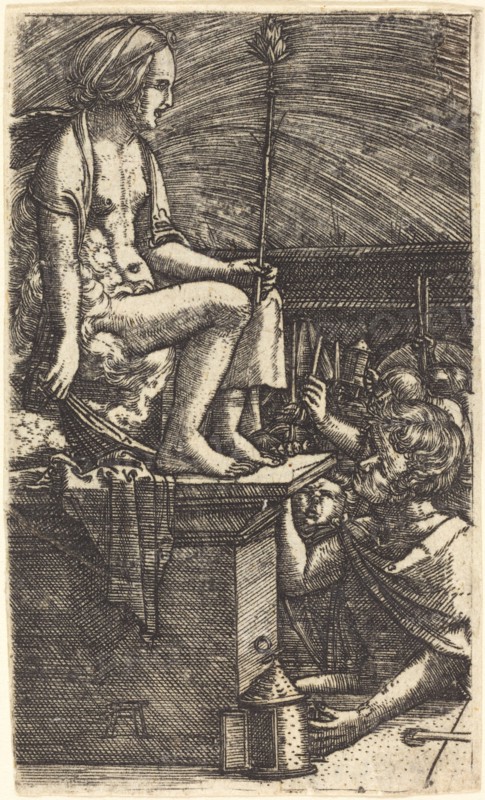 The Roman Courtesan (The Revenge of the Magician Virgil), c. 1520/1530.
