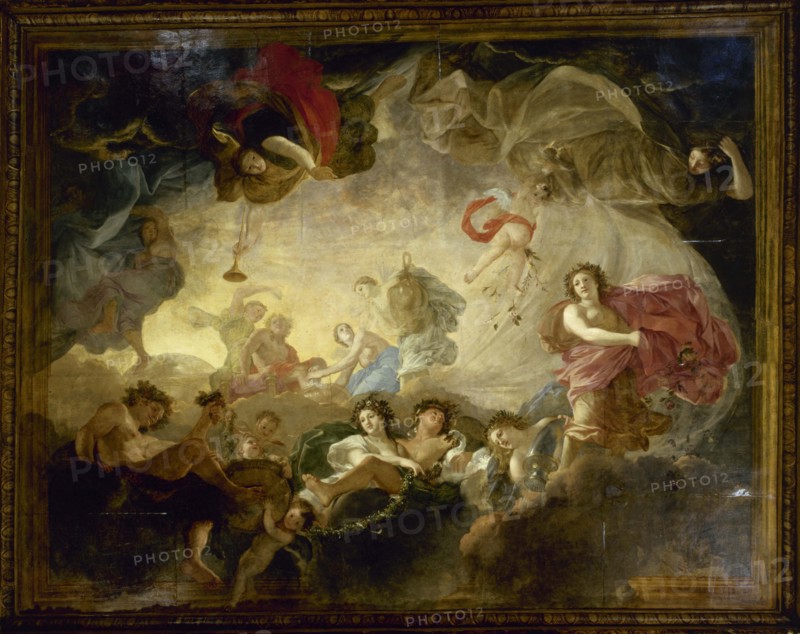 Rising of Dawn, also known as Apollo and the Hours, between 1652 and 1655.