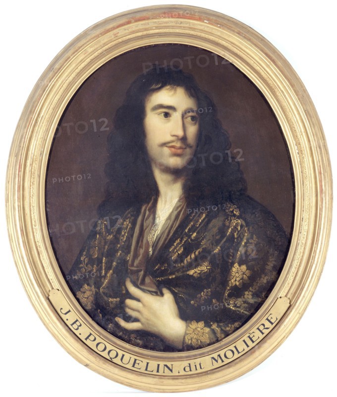 Portrait of Molière (1622-1673), dramatic author and actor, between 1801 and 1900.