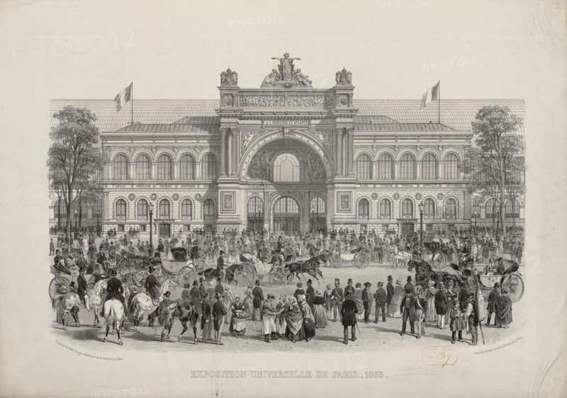 The 1855 Exposition Universelle in Paris (Exposition Universelle de 1855), 1855. Private Collection.