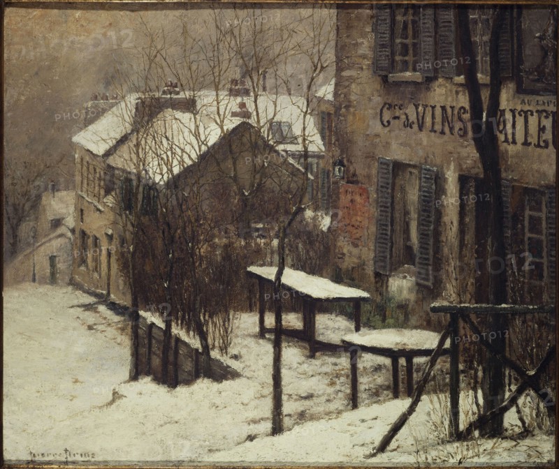 Cabaret "Au Lapin agile", in Montmartre. 18th district, between 1838 and 1905.