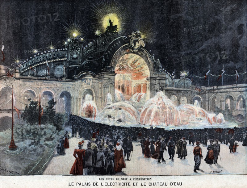 Palais de l'Électricité. Exposition universelle de 1900, 1900. Private Collection.