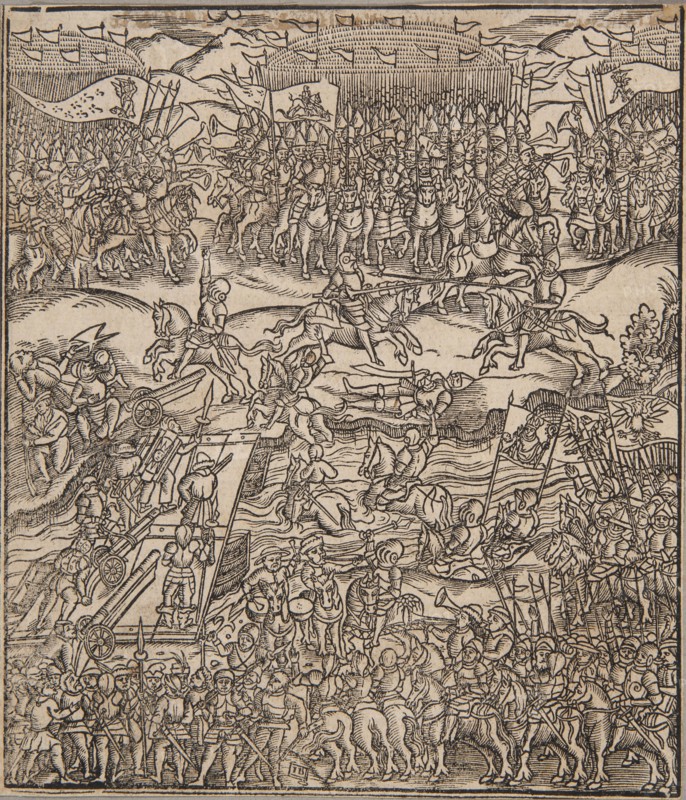 The Battle of Orsha in 1514, Second half of the16th cen. Creator: Siebeneicher, Jakub (ca 1557-1604).