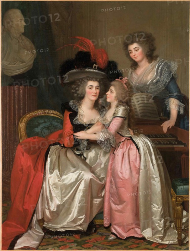 Portrait of the Bergeret de Grandcourt family, c. 1785. Creator: Mosnier, Jean Laurent (1743/44-1808).