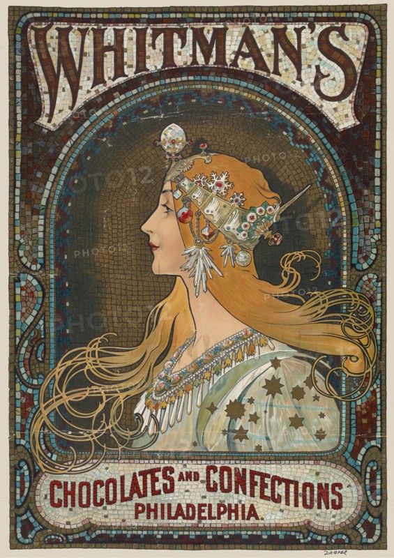 Whitman's chocolates and confections. Philadelphia , c. 1900. Private Collection.
