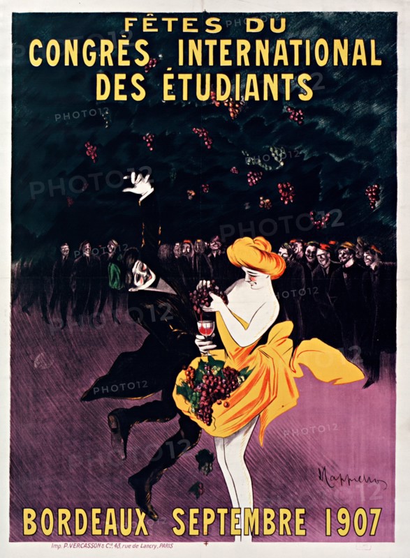Fêtes du Congrès international des étudiants. Bordeaux , 1907. Private Collection.