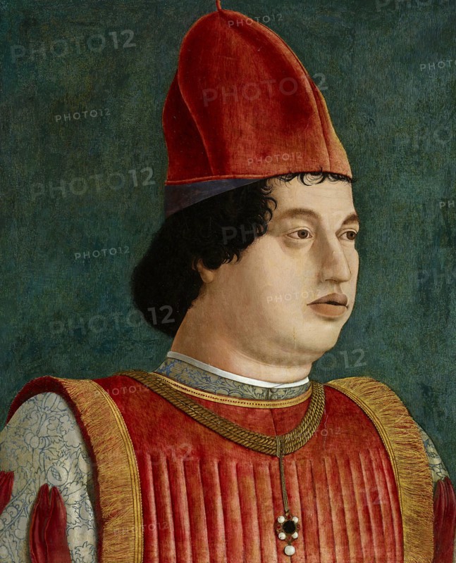 Portrait of Gian Francesco Gonzaga (1446-1496), 1478-1480. Creator: Bonsignori, Francesco (c. 1460-1519).