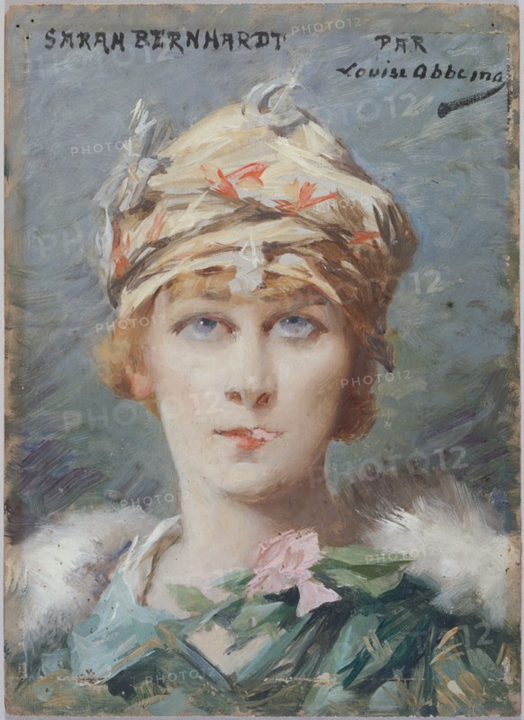 Portrait of Sarah Bernhardt (1844-1923), in the role of Adrienne Lecouvreur, 1880.