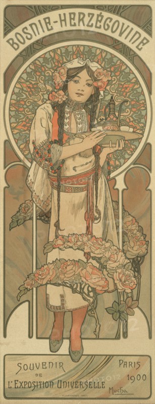Bosnie-Herzégovine. L'exposition universelle, Paris, 1900, 1900. Private Collection.
