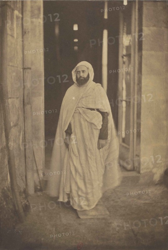 Portrait of Abdelkader ibn Muhieddine (1808-1883) in Amboise, 1852. Private Collection.