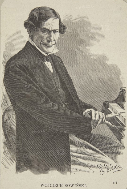 Portrait of the pianist and composer Wojciech Albert Sowinski (1805-1880). Private Collection.
