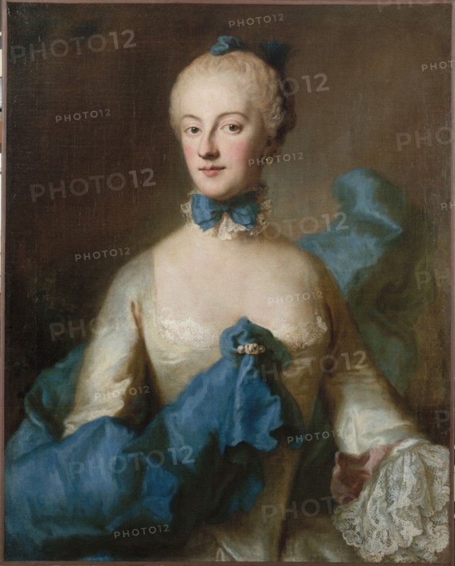 Portrait of Marie-Anne-Josèphe de Bavaria, Margravine de Baden (1734-1776), c1750.