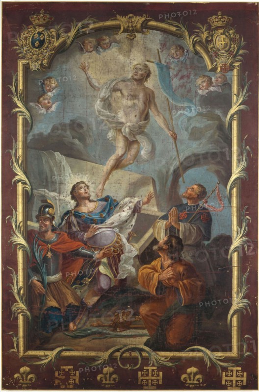 Resurection of Christ (banner of the brotherhood of Saint-Sépulcre), between 1701 and 1800.