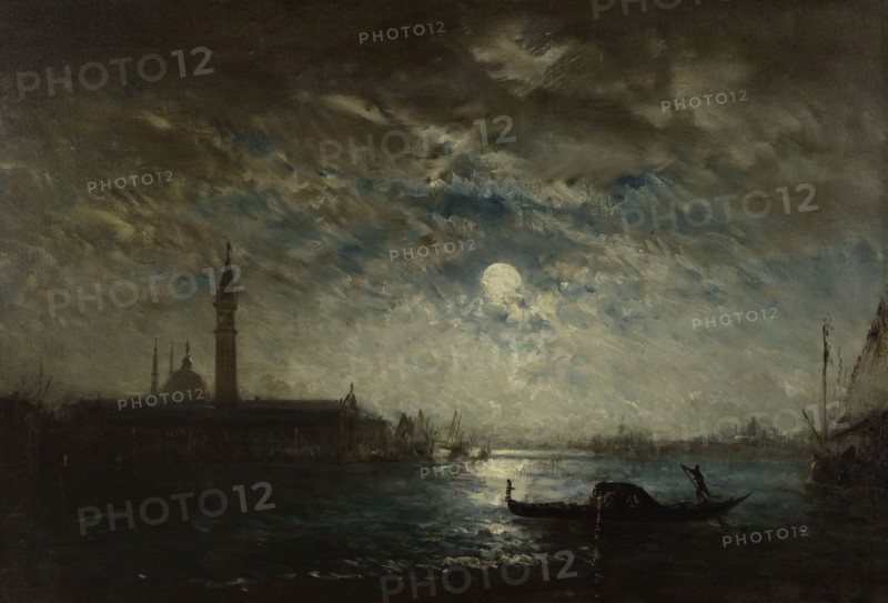 Venise et le Campanile au clair de lune, between 1870 and 1890.