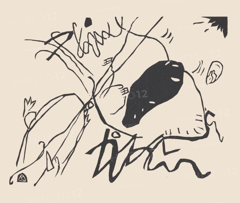 Black Spot (Schwarzer Fleck). From Klänge (Sounds) , 1913. Private Collection.