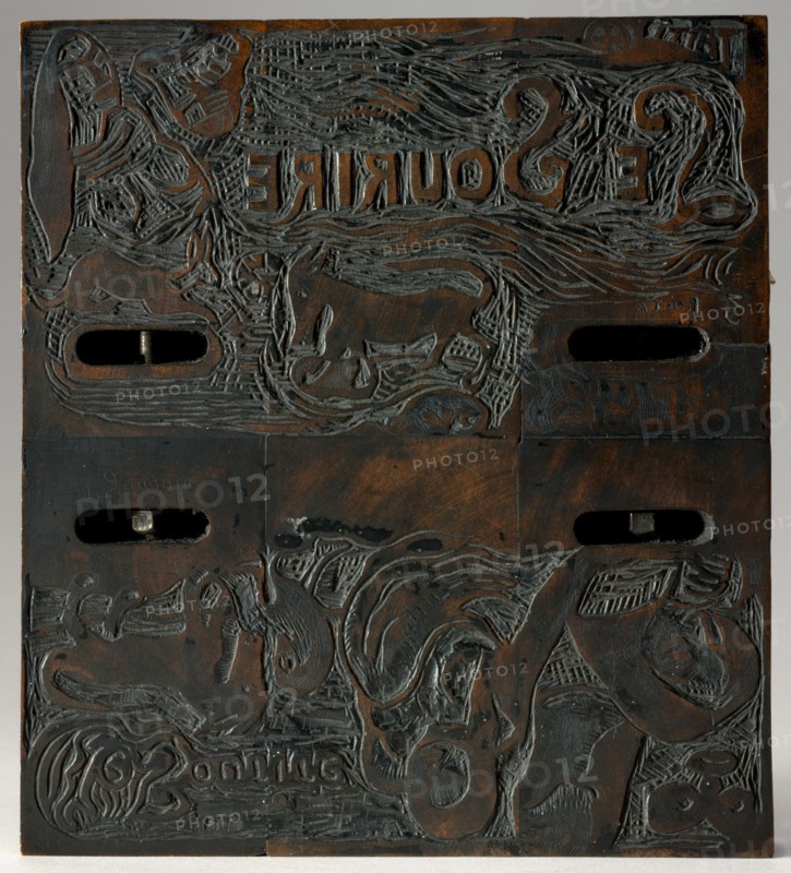 Two Title Pages for "Le Sourire" (Les deux titres du Sourire) [verso], in or after 1895.