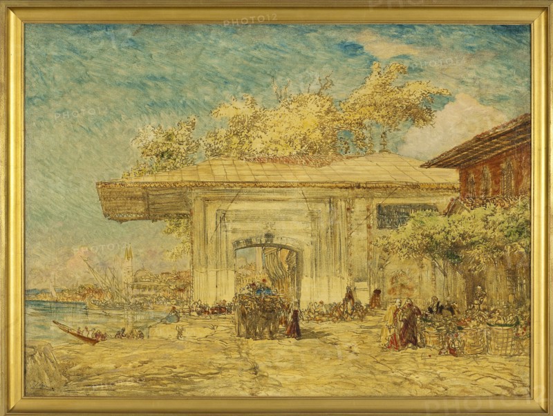 Constantinople, le kiosque des Janissaires, between 1880 and 1885.