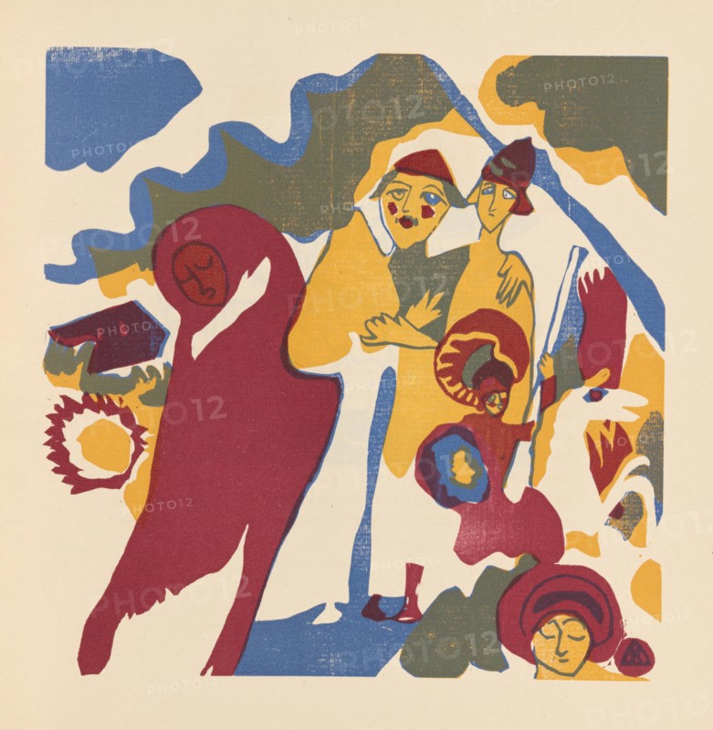 All Saints' Day (Allerheiligen). From Klänge (Sounds) , 1913. Private Collection.
