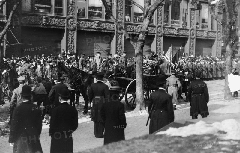 Cruz, Senor Don Anibal, Ambassador From Chile - His Funeral At St. Patrick's Church, 1910.