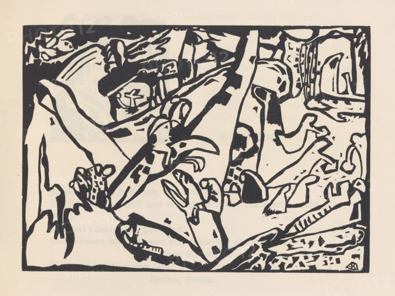 , Composition II (Komposition II). From Klänge (Sounds) , 1913. Private Collection.